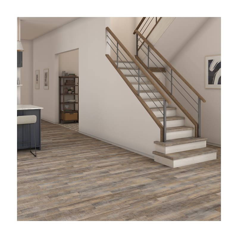 Daltile Adventuro 6" x 48" 4.5 MM 12 Mil Rigid Click Luxury Vinyl Flooring (16 PC per Carton) (32.15 SQFT per Carton)