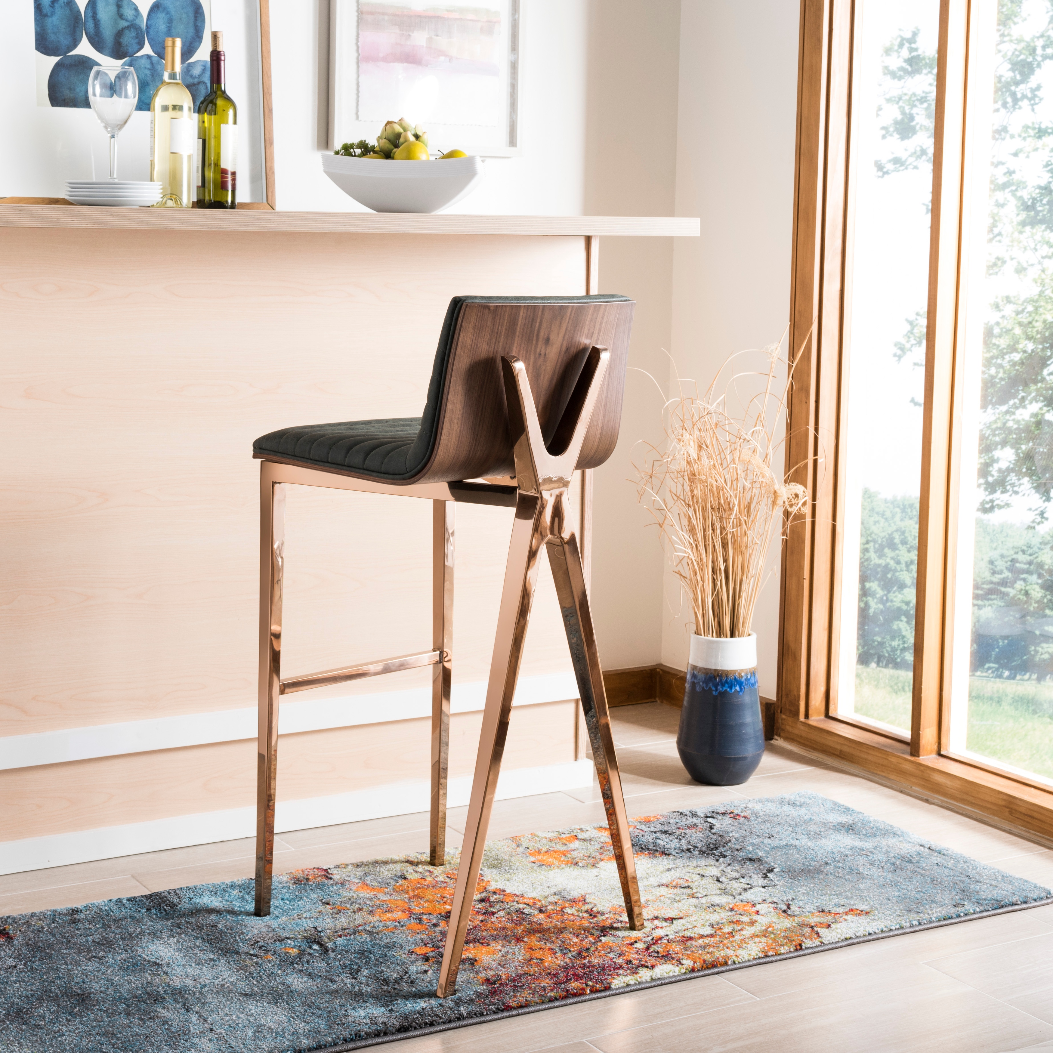 Bar stools sales with copper legs