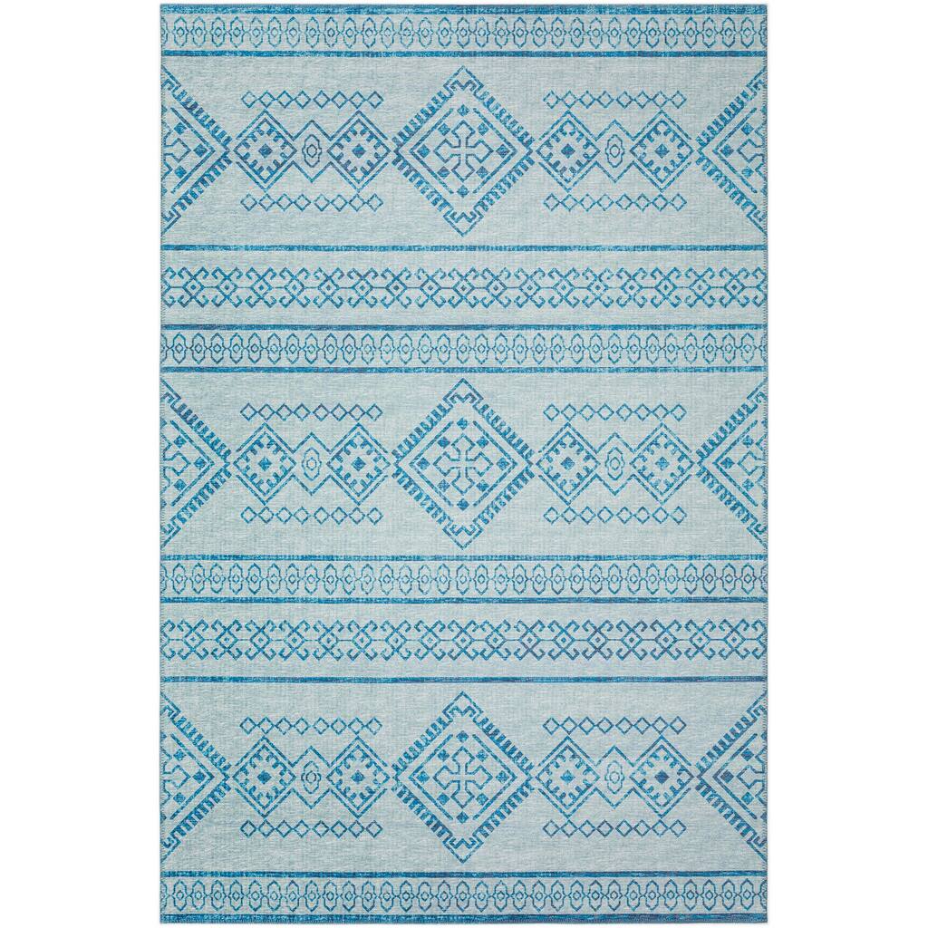 Indoor/ Outdoor Yuma Boho Washable Rug
