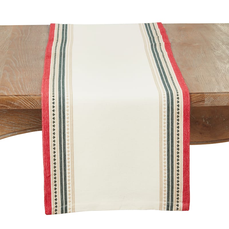 Merry Pines Dobby Table Runner - 13"x72" - Multi - 13"x72"