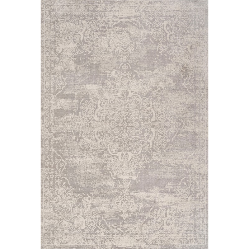 JONATHAN Y Rosalia Ornate Medallion Modern Area Rug - 5 X 8 - Ivory