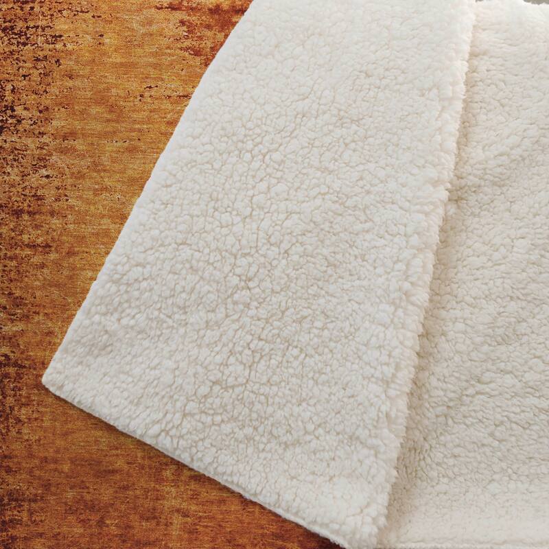 Premium Machine Washable Abstract Ombre Sherpa Throw Blanket