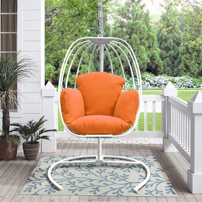 Hanging Egg Chair with Stand and Hammock Swing for Outdoor Relaxation and Durability
