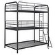 preview thumbnail 4 of 8, 3 IN 1 Twin over Twin & Twin Bunk Bed