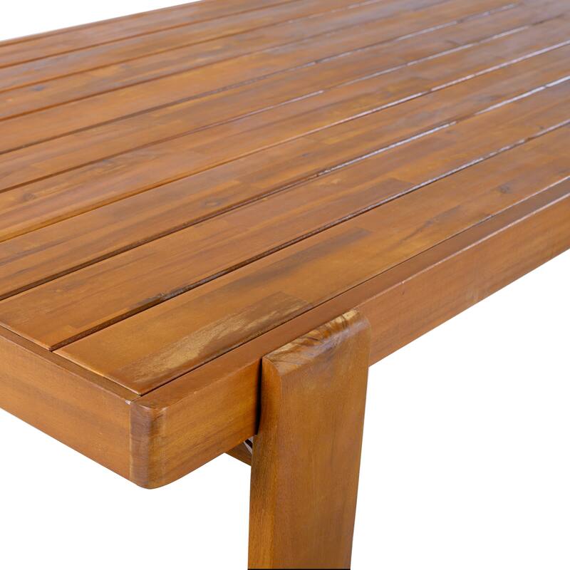 Christopher Knight Home - Ardena Modern Solid Wood Outdoor Dining Set with Round Back Cushioned Chairs