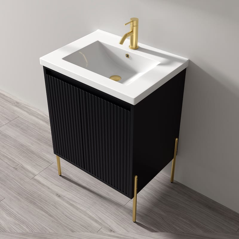 Ripple 24" Bathroom Vanity Kit (Assembly Required)