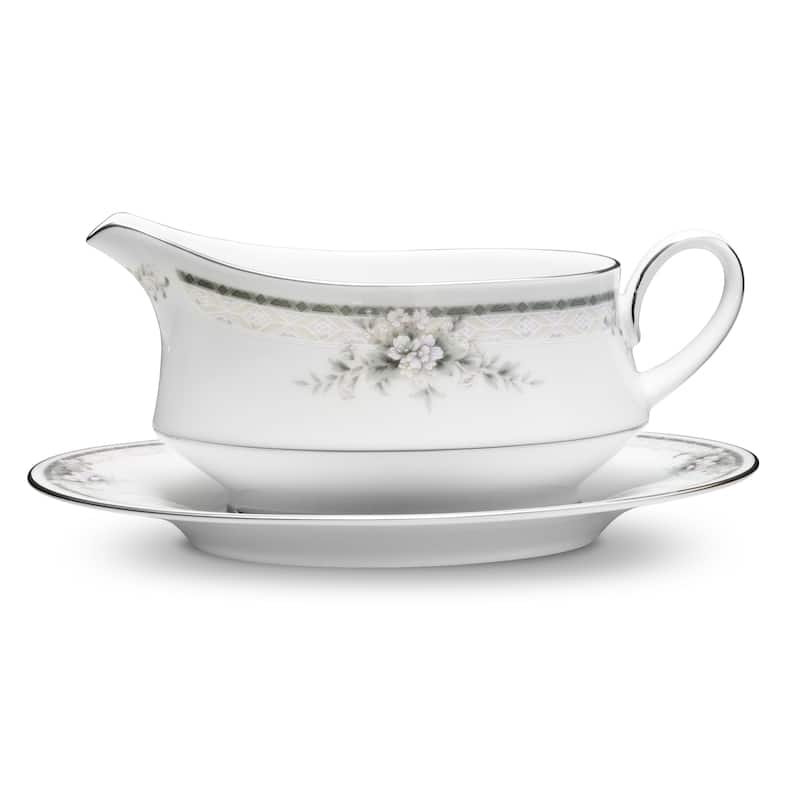 Noritake Sweet Leilani Gravy with Tray (2 Pieces), 13 oz.