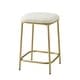 preview thumbnail 7 of 13, Bower Home Modern Gold Backless Upholstered Counter Stool (Set of 2)