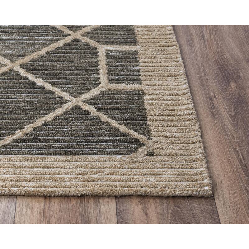 Alora Decor Vista Geometric Hand-tufted Rug
