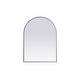 preview thumbnail 1 of 9, Elegant Lighting MR1A2230 Ayra 22" W x 30" H Modern Arched Bathroom Silver