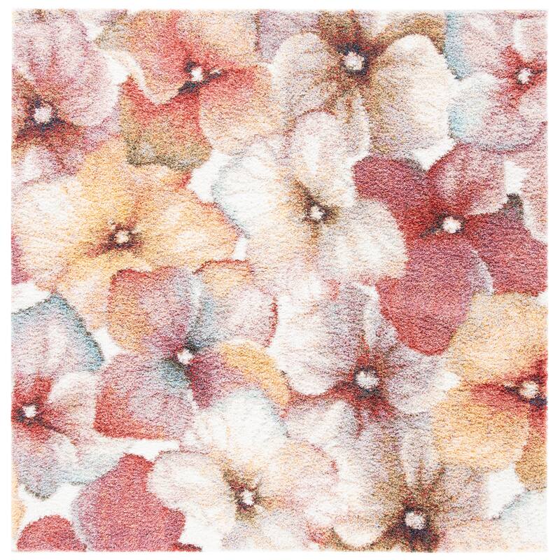 SAFAVIEH Calista Shag Marileen Abstract 1-inch Thick Rug
