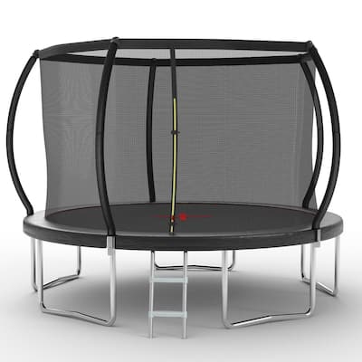 12ft Trampoline Pumpkin- Standard-UV protected- Black