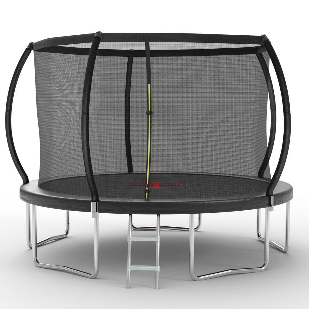 12ft Trampoline Pumpkin- Standard-UV protected- Black