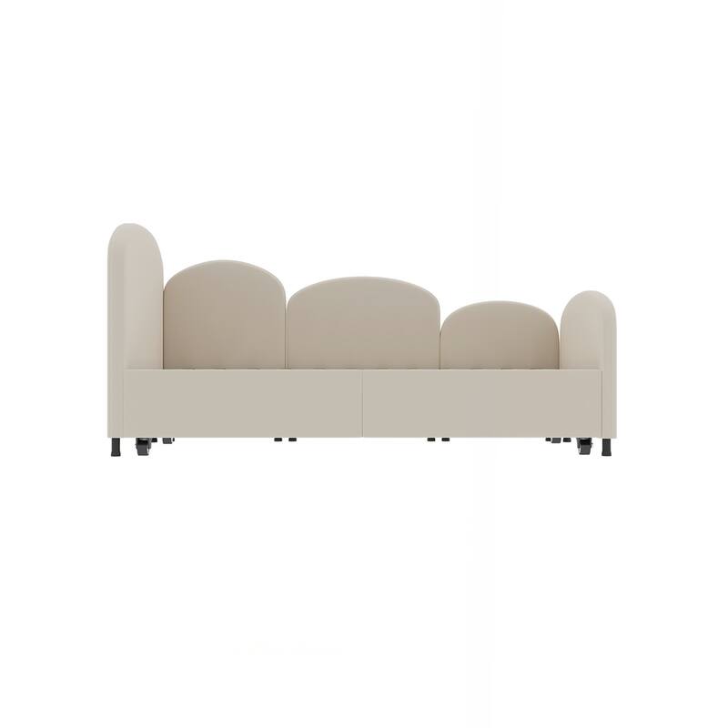 Twin Velvet Daybed With Trundle