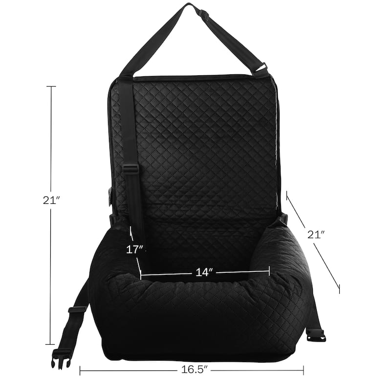 PETMAKER Dog Car Seat for Small to Medium Cats and Dogs up to 44lbs