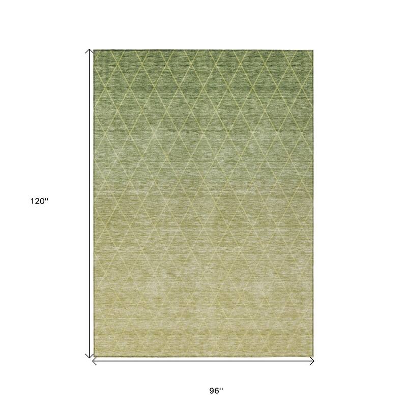 HomeRoots Geometric Transitional Rectangle Outdoor Rug