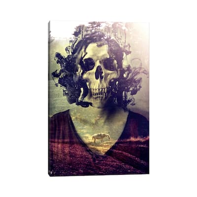 iCanvas "Miss Skull" by Ali Gulec Canvas Print