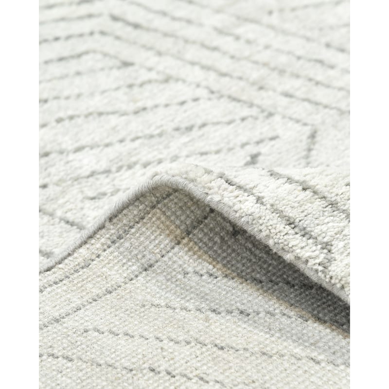 Overton Handmade Boho Geometric Area Rug