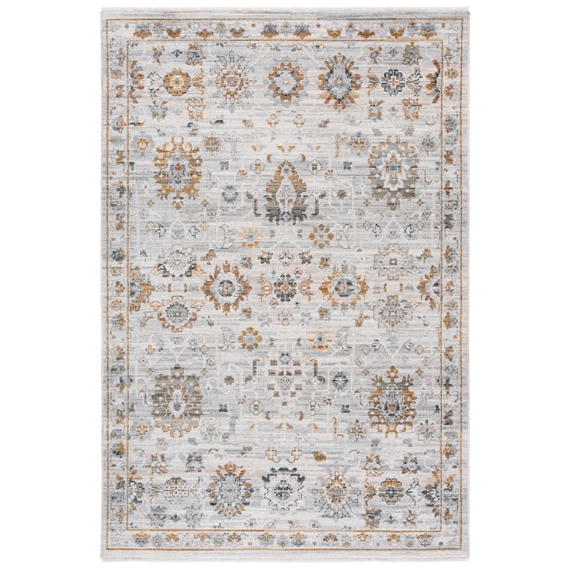 SAFAVIEH Vintage Rosewood Kymberly Rug - Ivory/Grey Rust - 4' x 6'