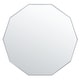 preview thumbnail 5 of 11, SAFAVIEH Kyna 36-inch Decagon Mirror - 36" W x 0.8" D x 36" H White