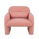 preview thumbnail 34 of 42, Stylish and Minimalist Single Sofa Chair with Arms and Pillow, Armchair, Accent Chair for Living Room, Bedroom, Study