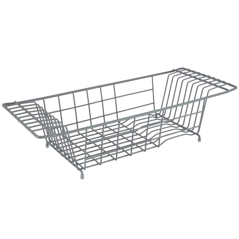 Kitchen Details Grey Over-the-sink Dish Rack - 19.92" x 7.99" x 5.12"