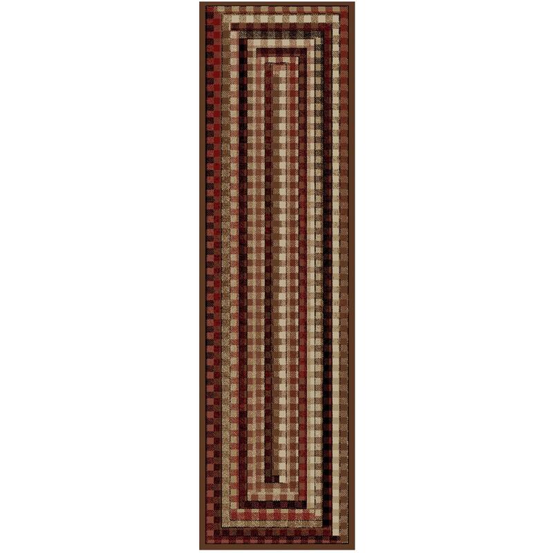 Hearthside Countryside Cottage Lodge Area Rug - 2'3"x7'7"