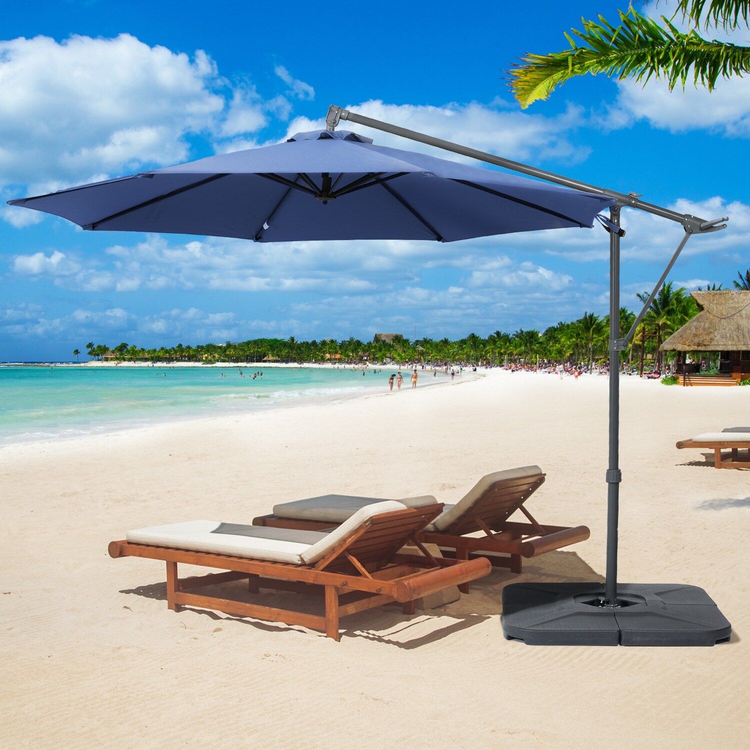 Off side sales patio umbrella