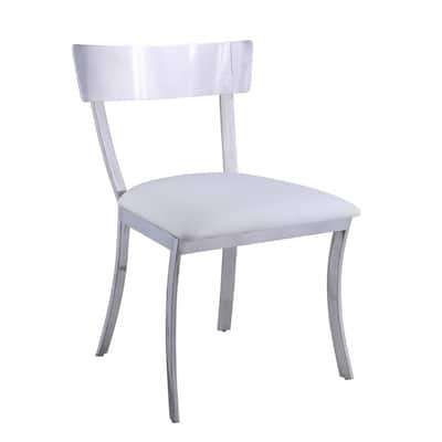 Somette Melanie Curved Back Dining Chair, Set of 2