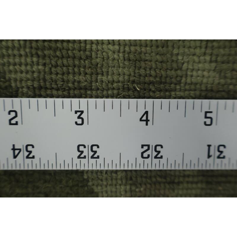 Hand Knotted Oriental 100% Wool Carpet Modern Contemporary Green Nepalese Area Rug - 10' 3'' X 8' 2''