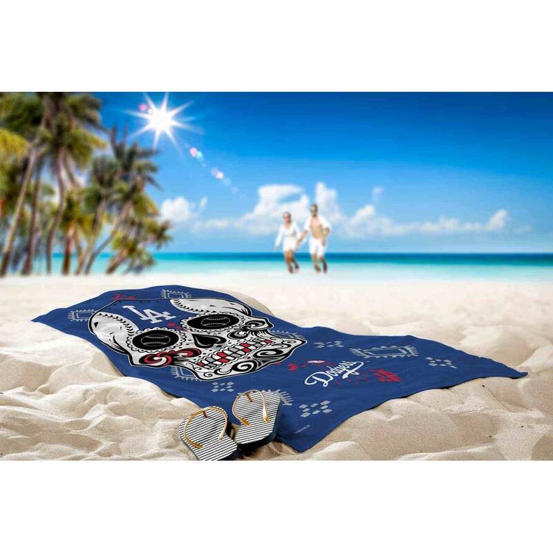 MLB Candy Skull Beach Towel