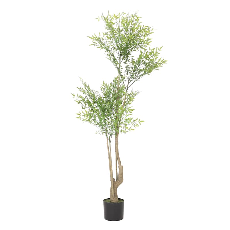 Purling Artificial Heavenly Bamboo Nandina Tree by Christopher Knight Home