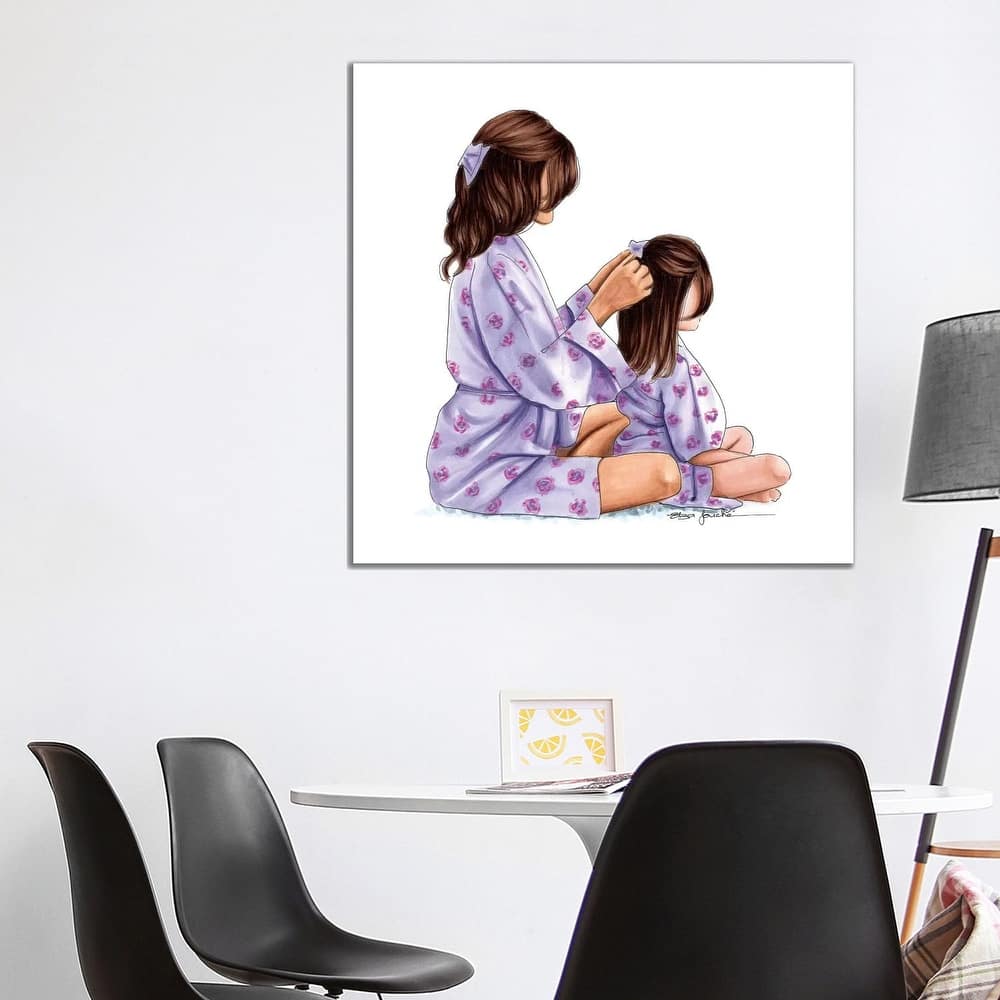 iCanvas "Mom & Daughter" by Elza Fouche Canvas Print