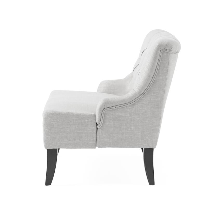 Nicole Polyester Blend Fabric Settee by Christopher Knight Home - 29.25"L x 43.75"W x 30.50"H