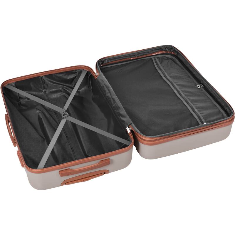 New Model ABS Hardshell 3 Piece Luggage Sets, Lightweight Durable Suitcase with Spinner Wheels and TSA Lock, for Travel