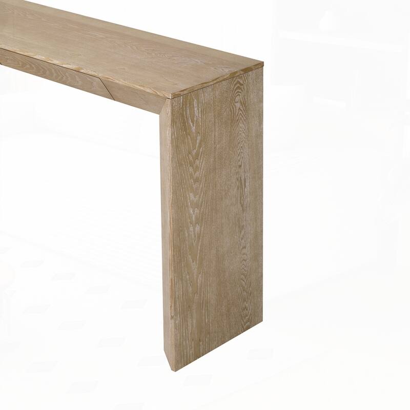 Farmhouse Console Table with 2 Concealed Drawers