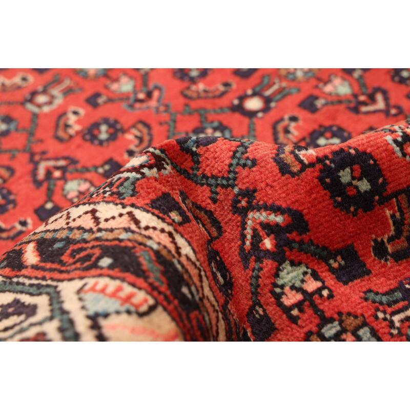 ECARPETGALLERY Hand-knotted Andelz Red Wool Rug - 2'9 x 9'6