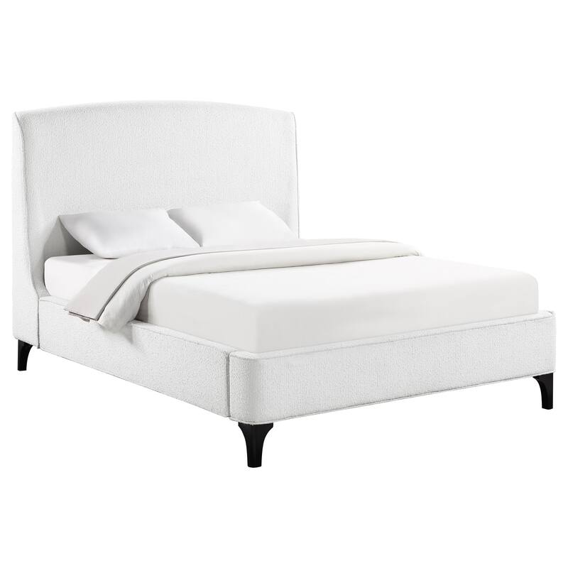 Theodore Snow Upholstered Eastern King Wingback Bed