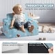 preview thumbnail 35 of 47, Kids Couch, Toddler Couch Sofa Bed Fold Out, Convertible Sofa to Lounger, Kids Chair Seat Playroom Furniture