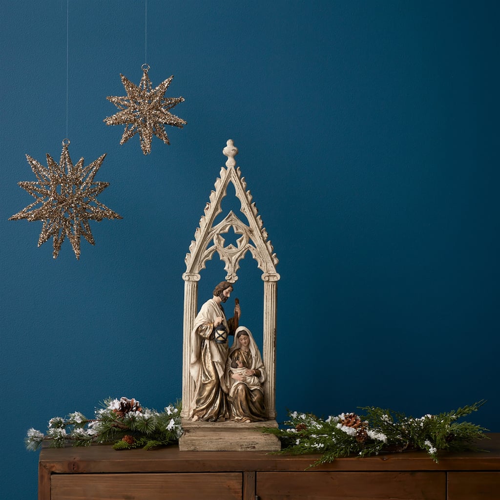 Holy Family with Arch Nativity Christmas Decoration - 23.25"