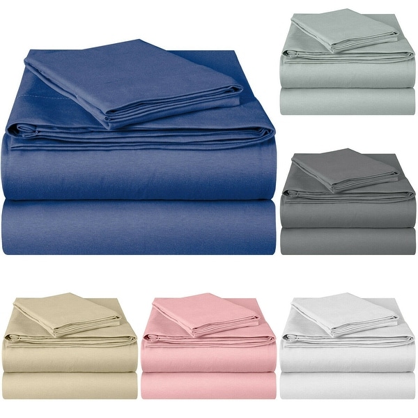 EnvioHome Hotel Quality Pure Cotton Deep Pocket Jersey Knit Sheets Set. Opens flyout.