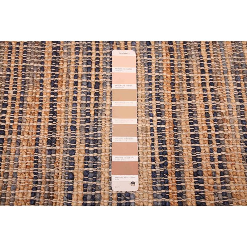 ECARPETGALLERY Flat-Weave Palas Denizli Tan Jute Kilim - 5'4 x 7'5