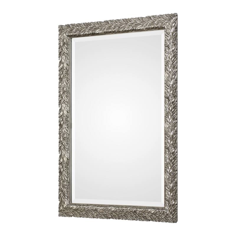 Uttermost Evelina Large Tuscan Inspired Leaf Frame Wall Mirror