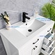 preview thumbnail 90 of 143, Modern Bathroom Vanity with Sink & Faucet Storage Cabinet Set