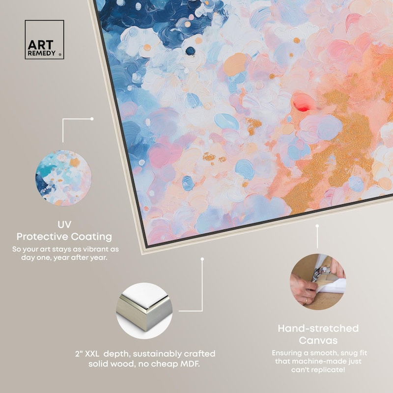 Vibrant Vortex Canvas by Art Remedy