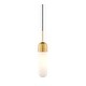 preview thumbnail 1 of 9, Vaxcel Lighting P0420 5" Wide Suspension Mini Pendant Antique Gold