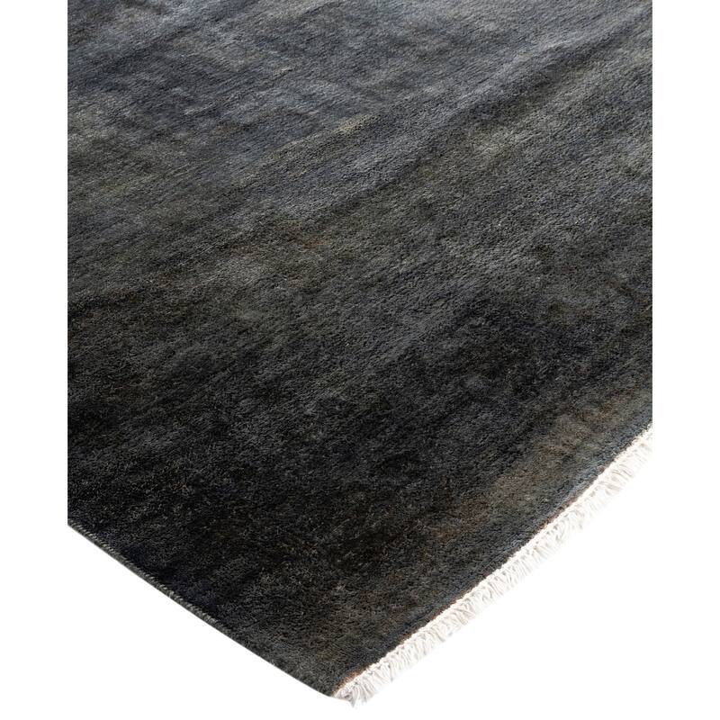 Overdyed One-of-a-Kind Hand-Knotted Area Rug - Gray - 6' 2" x 8' 10"