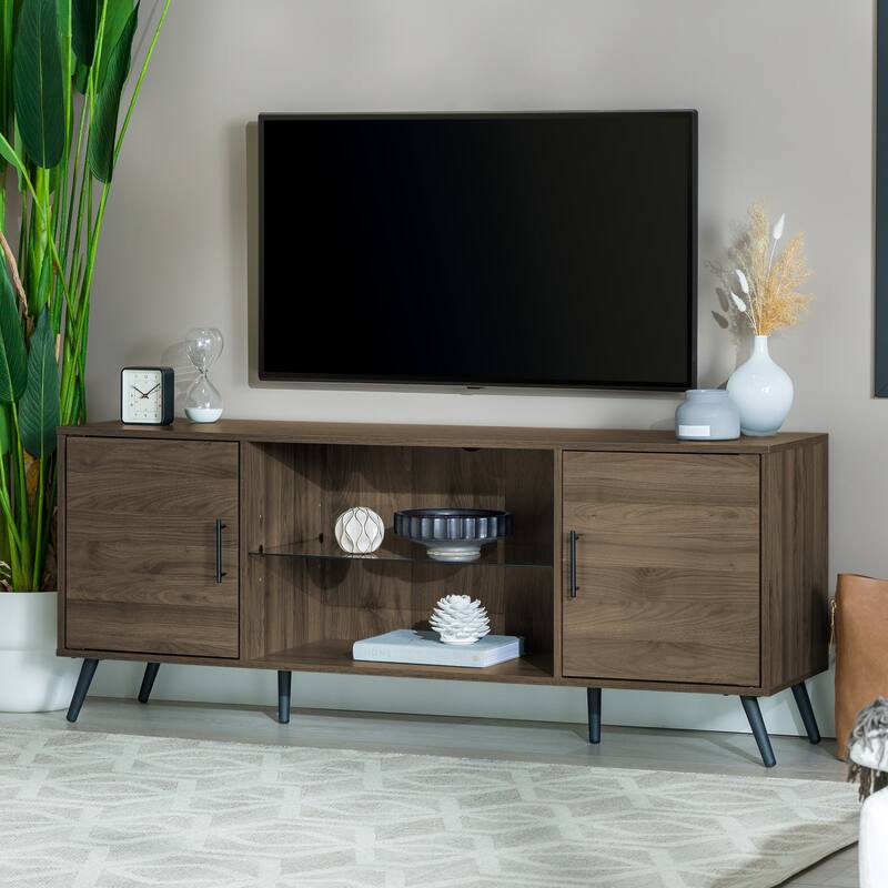 Middlebrook 60-inch Mid-Century Modern 2-Door TV Stand
