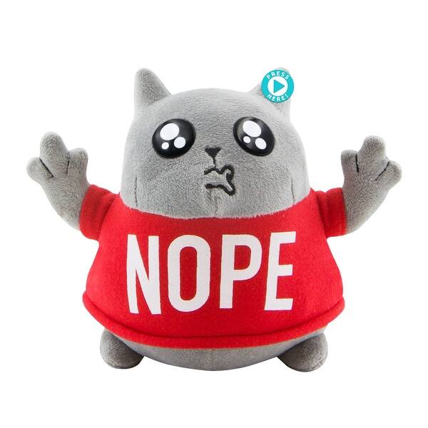 Shop Exploding Kittens Nope Kitten Plush Multi Overstock 26442332