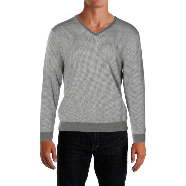 polo v neck sweater mens